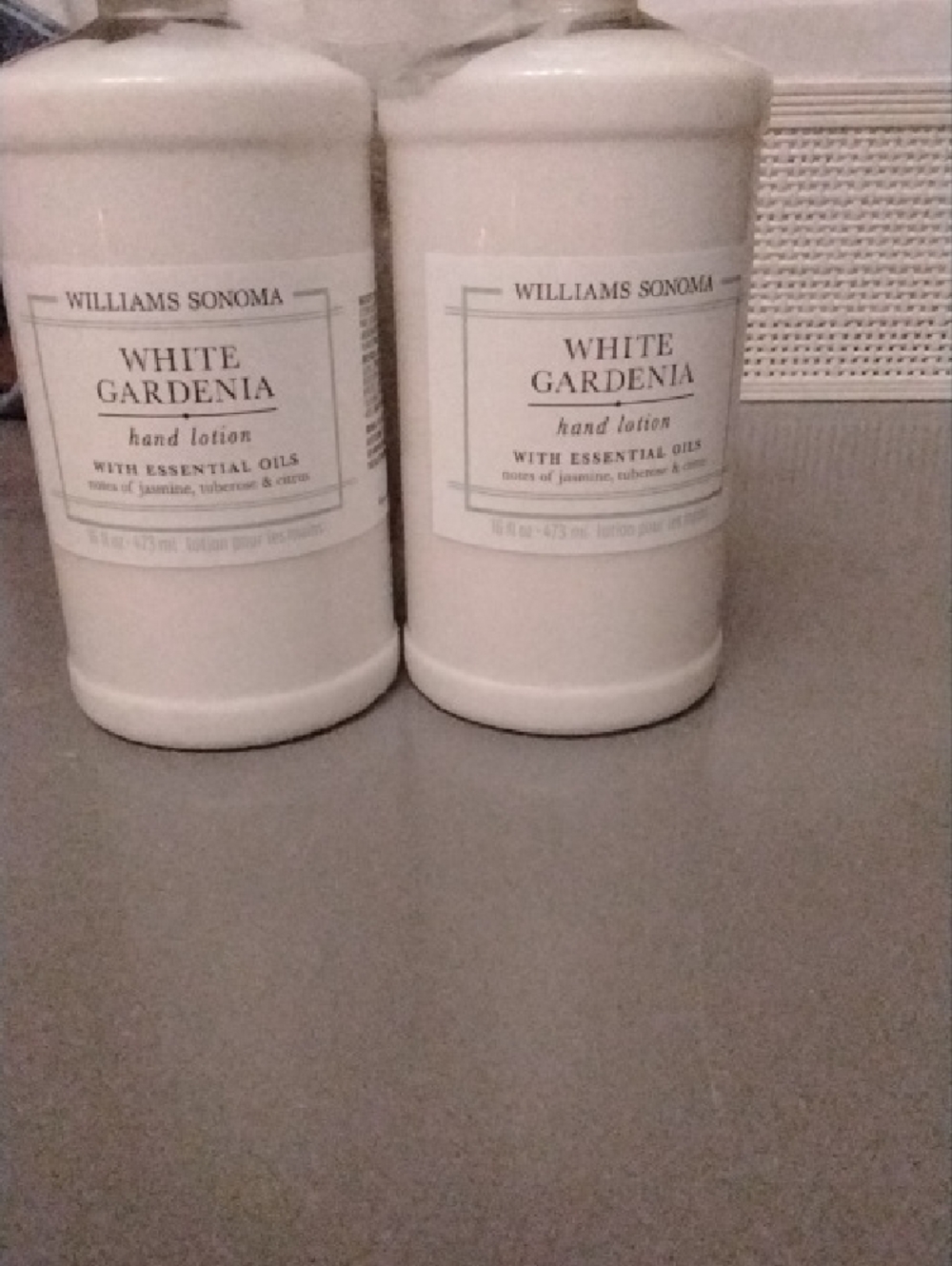 Williams Sonoma White Gardenia Hand Lotion Duo - White - Picture 2 of 7